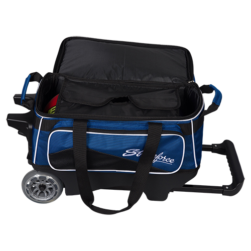 KR Strikeforce Royal Flush Double Roller Bowling Bag - 7-Year Warranty